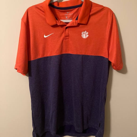 clemson polo nike